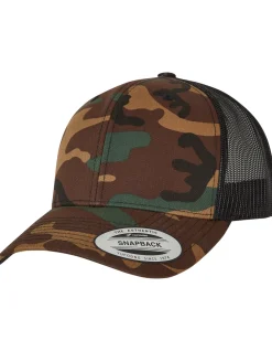 FX6606CA FLEXFIT Retro Trucker Camo Kappe