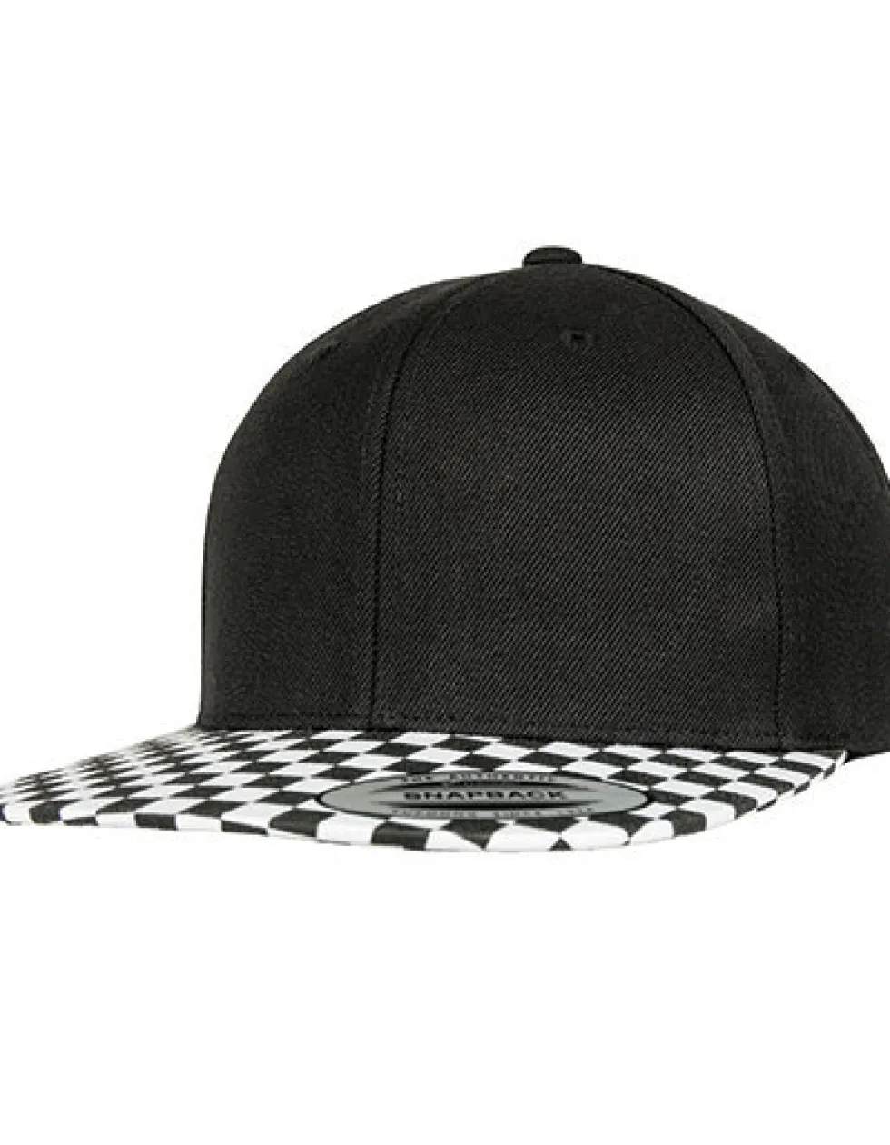 FX6089CB FLEXFIT Kappe Steife flache Visor im Schachbrettmuster