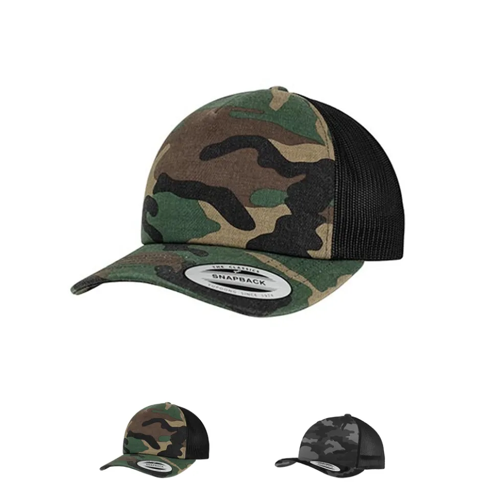 FX6606C FLEXFIT Kappe mit Camo-Druck