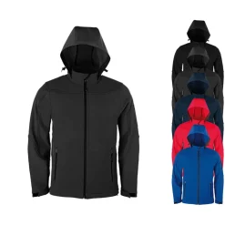 HRM1101 HRM Herren Kapuzen Soft-Shell Jacke