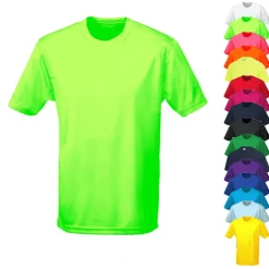 JC001J Just Cool Kinder Sportshirt Trainingsshirt mit UV-Sonnenschutz