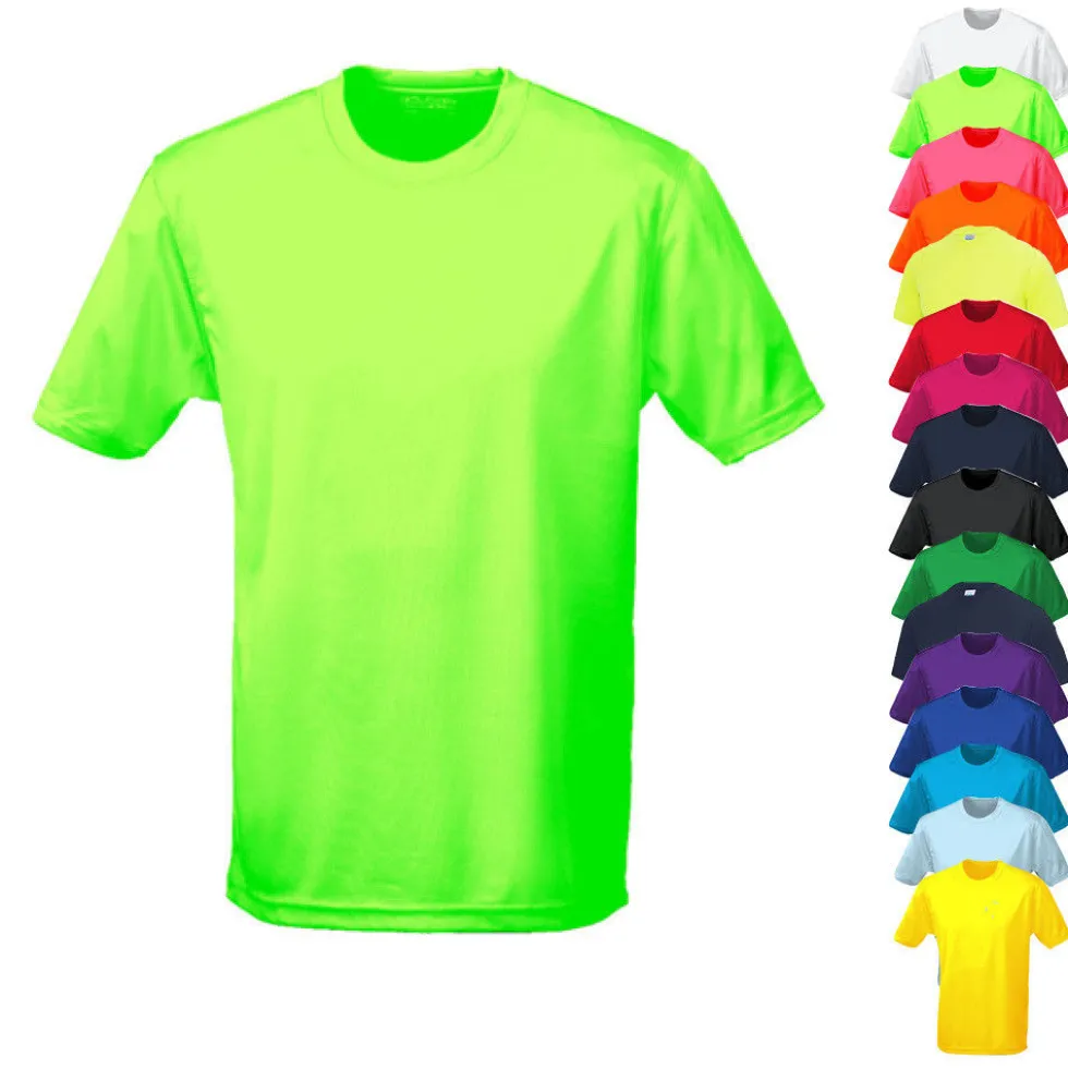 JC001J Just Cool Kinder Sportshirt Trainingsshirt mit UV-Sonnenschutz