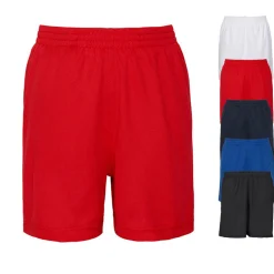 JC080J Just Cool Kurze Hose für Kinder Trainigshose mit elastischem Bund