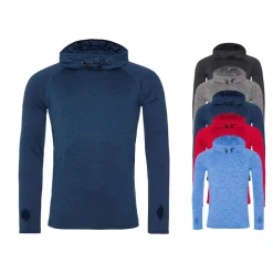 JC037 Just Cool Herren Sportoberteil mit Kapuze