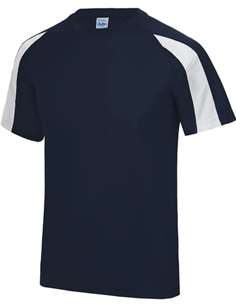 JC003 Just Cool Sportshirt Trainingsshirt mit Kontrast-Einsätzen an den Ärmeln
