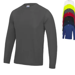 JC002 Just Cool Sportshirt Trainingsshirt Langarm