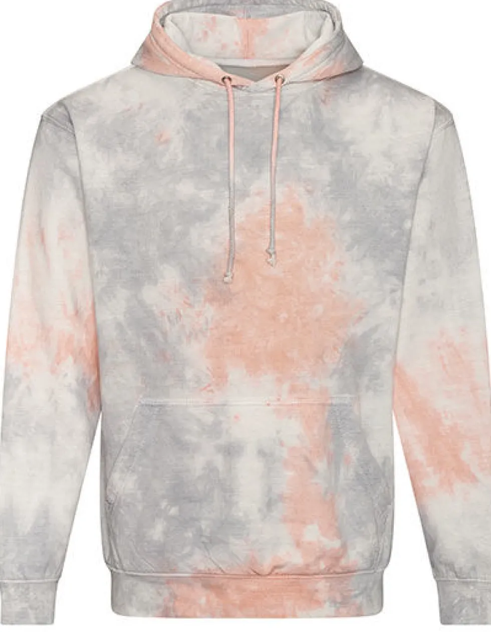 JH022 Just Hoods Kapuzensweatshirt im Tie-Dye-Design