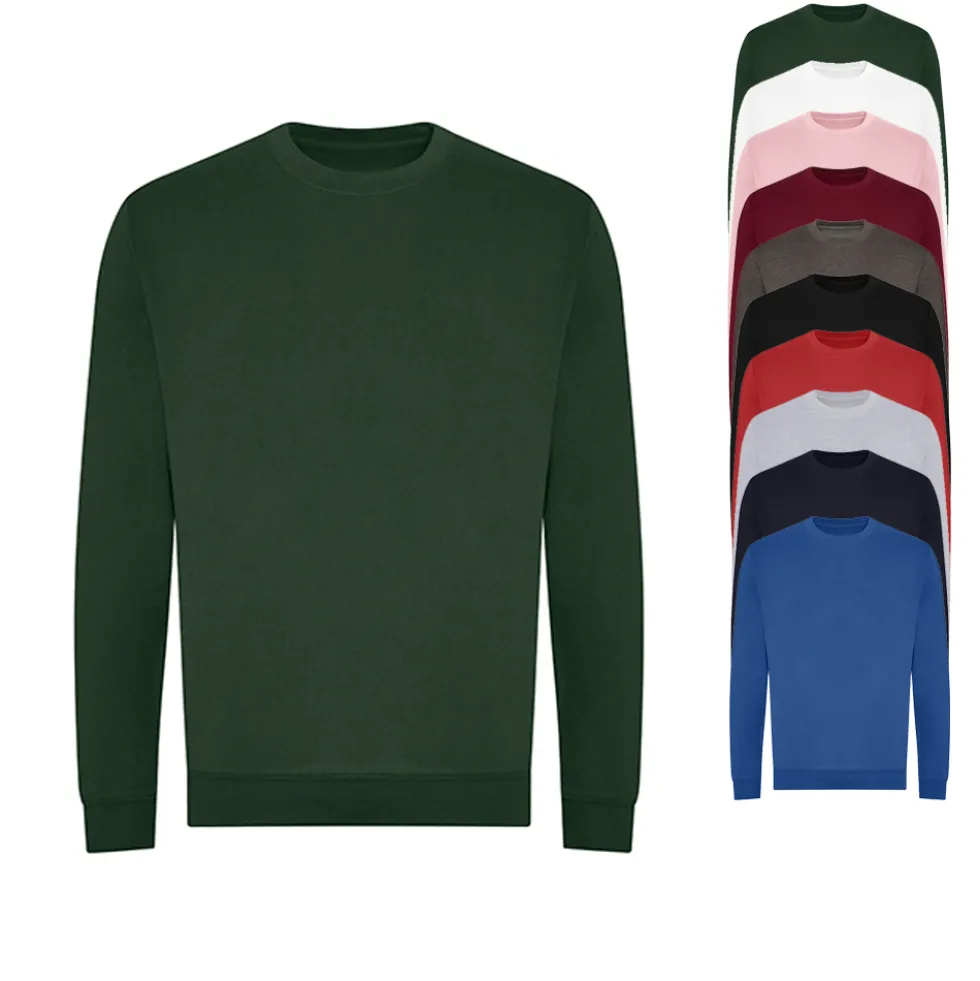 JH230 Just Hoods Sweatshirt Pullover aus Bio-Baumwolle