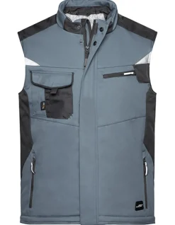 JN825 James+Nicholson CRAFTSMEN Softshellweste -STRONG-