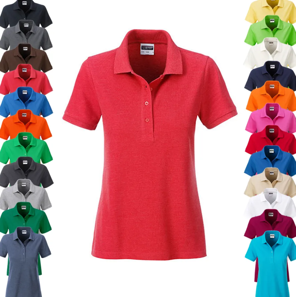 JN8009 James+Nicholson Damen BASIC Polo kurzarm