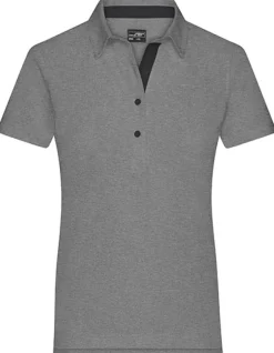 JN969 James+Nicholson Damen einfaches Polo kurzarm