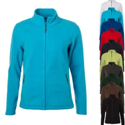JN781 James+Nicholson Damen Fleecejacke