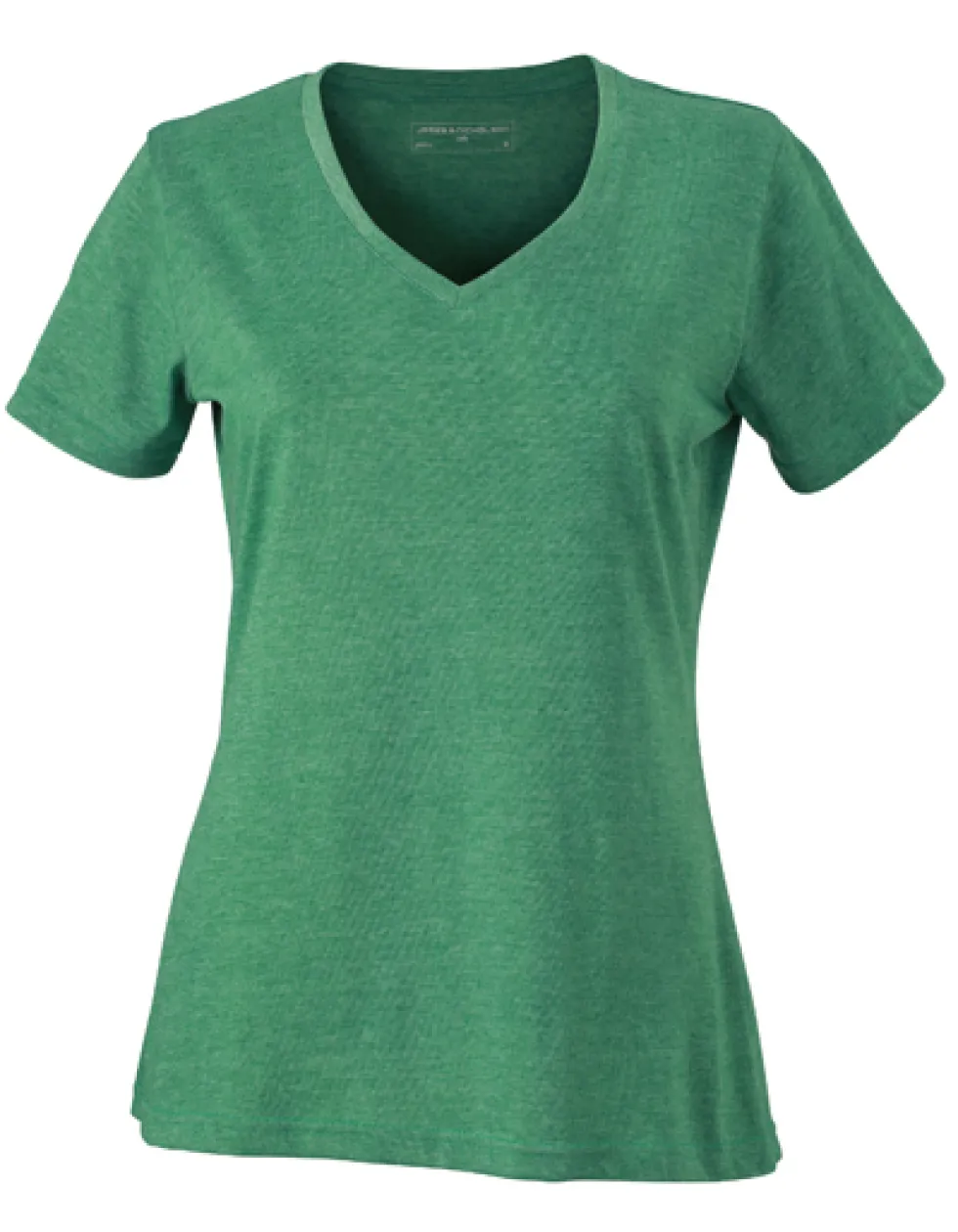 JN973 James+Nicholson Damen HEATHER T-Shirt kurzarm