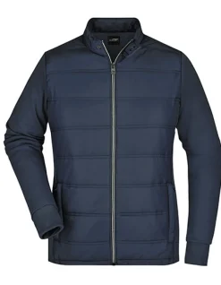 JN1123 James+Nicholson Damen Hybrid Sweatjcke