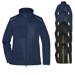 JN1819 James+Nicholson Damen Hybrid Jacke