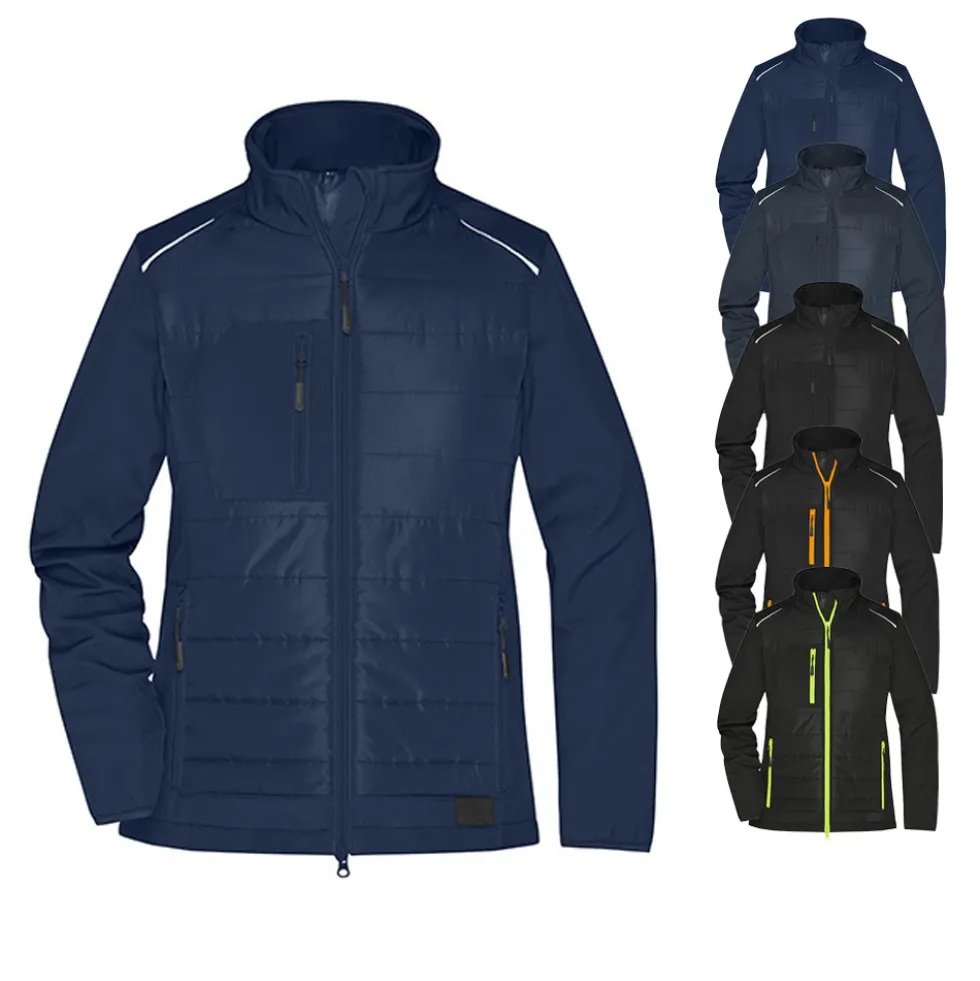 JN1819 James+Nicholson Damen Hybrid Jacke