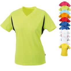 JN316 James+Nicholson Damen Laufshirt kurzarm