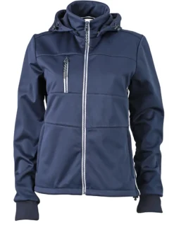 JN1077 James+Nicholson Damen maritime Softshelljacke