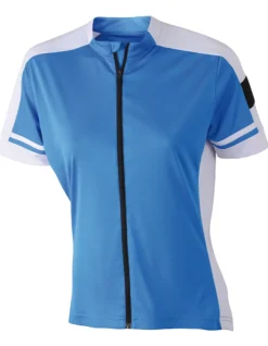 JN453 James+Nicholson Damen Radtrikot durchgehender Reißverschluss