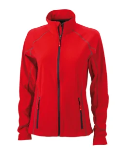 JN596 James+Nicholson Damen Strukturfleecejacke