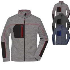 JN1817 James+Nicholson Damen Struktur Fleece Jacke