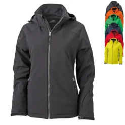 JN1053 James+Nicholson Damen Wintersport Softshelljacke
