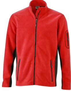 JN842 James+Nicholson Herren Arbeitskleidung Fleecejacke -STRONG-