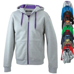 JN355 James+Nicholson Herren DOUBLEFACE Jacke