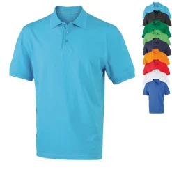 JN569 James+Nicholson Herren elastisches Polo