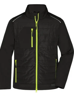 JN1820 James+Nicholson Herren Hybrid Jacke