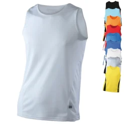 JN305 James+Nicholson Herren Laufshirt ärmellos