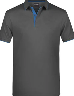 JN728 James+Nicholson Herren Polo STRIPE