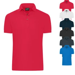 JN1302 James&Nicholson Herren Polo Poloshirt Mercerisiert schlanke Passform