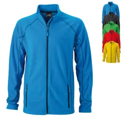 JN597 James+Nicholson Herren Strukturfleecejacke