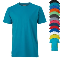 JN911 James+Nicholson Herren T-Shirt schlanke Passform