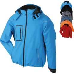 JN1000 James+Nicholson Herren Winter Softshelljacke