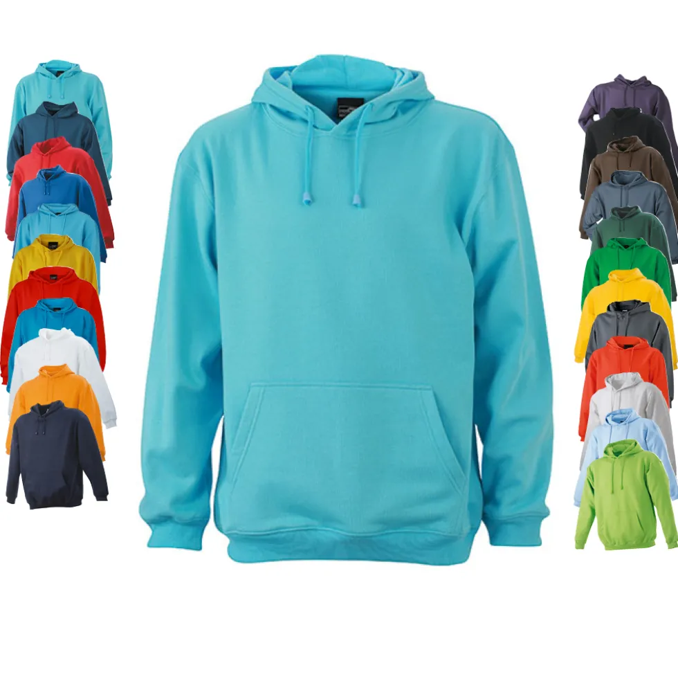 JN047 James+Nicholson Kapuzensweatshirt