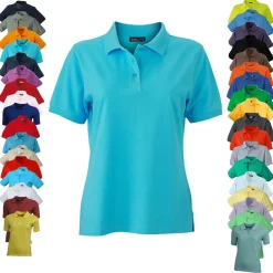 JN071 James+Nicholson klassisches Polo Damen