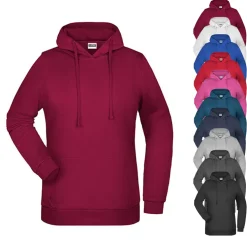 JN795 James&Nicholson Promo Damen Kapuzensweatshirt