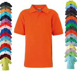 JN070K James+Nicholson klasisches Polo Junior