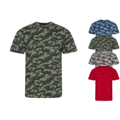 JT034 Just Ts & Polos T-Shirt im Camoflage-Stil