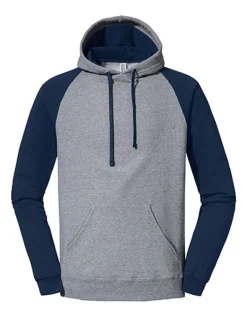 JZ96CR JERZEES Nublend® Farb-Block Raglan Kapuzen-Sweatshirt