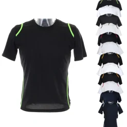 K991 Gamegear Cooltex Herren T-shirt  mit eingefasstem Kragen