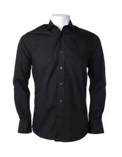 K131 Kustom Kit Herren Hemd Kurzarm Poplin Shirt