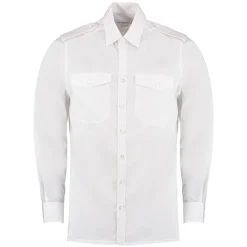 K134 Kustom Kit Herren Hemd Langarm Pilot Shirt
