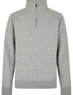 K335 Kustom Kit Herren-Sweatshirt mit 1/4-Reißverschluss
