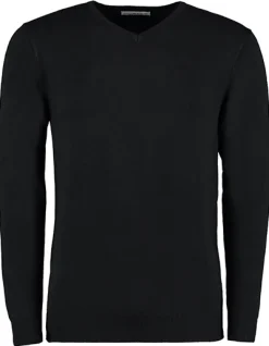 K352 Kustom Kit Sweatshirt Pullover mit V-Ausschnitt