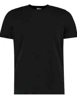 K507 Kustom Kit T-Shirt mit Saum und Ärmelbündchen mit Doppelnaht