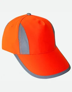 KX054K Korntex Kinder Hi-Viz-, Fluo-, Reflektierende Kappe