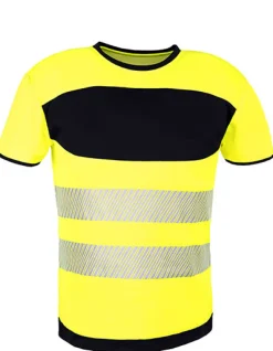 KX1000 Korntex EOS Hi-Vis Arbeitskleidung T-Shirt mit großer Druckfläche auf der Brust